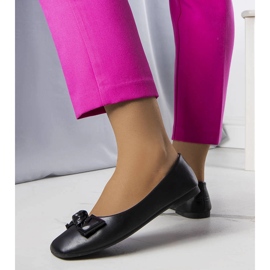 Ballerine nere con fiocco di Tabitha nero 1