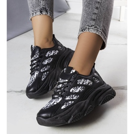 PA1 Sneakers nere decorate con stampa Kara nero 1