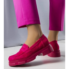 Scarpe in ecopelle rosa di Alacoque 1