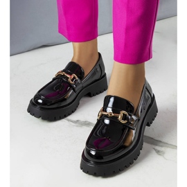 Scarpe laccate nere di Simard nero 1