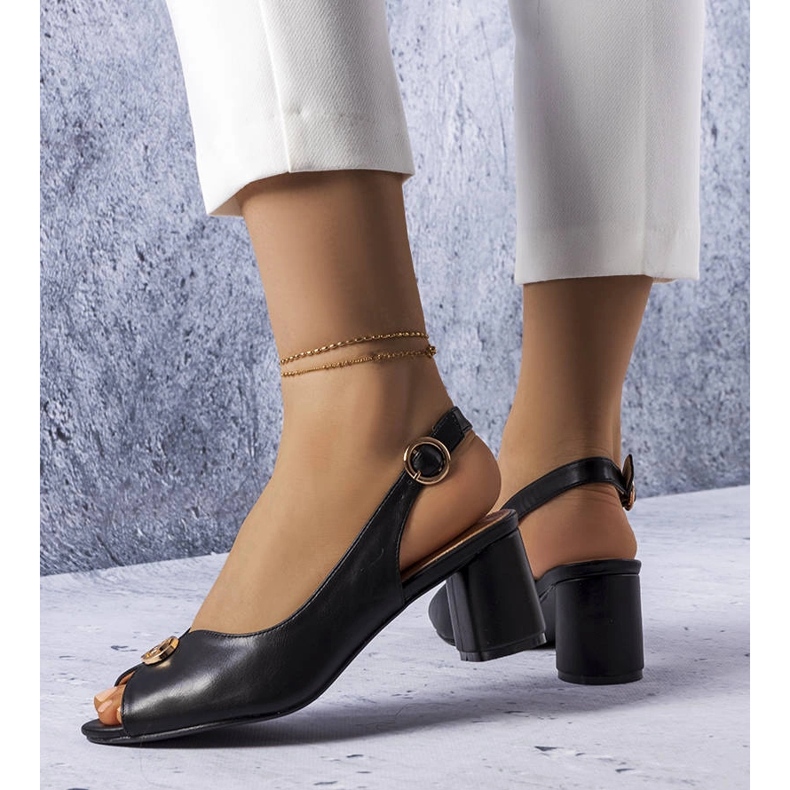 Eleganti sandali Grimard neri nero 1