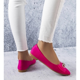 Ballerine rosa con fiocco e strass di LaGarde 1