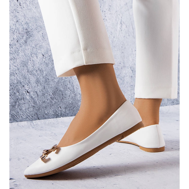 Ballerine Vallée bianche bianca 1