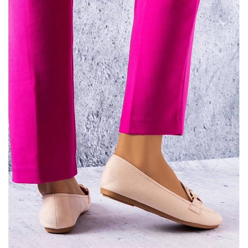 Mocassini classici beige di Pitre 1