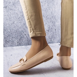 Mocassini beige con fibbia di Sauvé 1