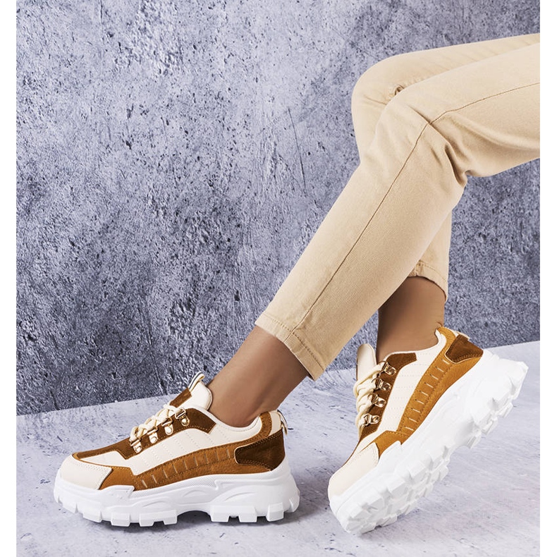Chunky sneakers marroni di Éléonore marrone 1