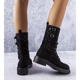 Legault stivali neri traforati nero 1