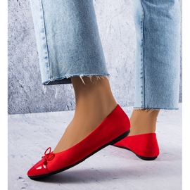 Ballerine laccate rosse di Simard rosso 1