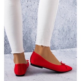Ballerine rosse a punta di Latour rosso 1