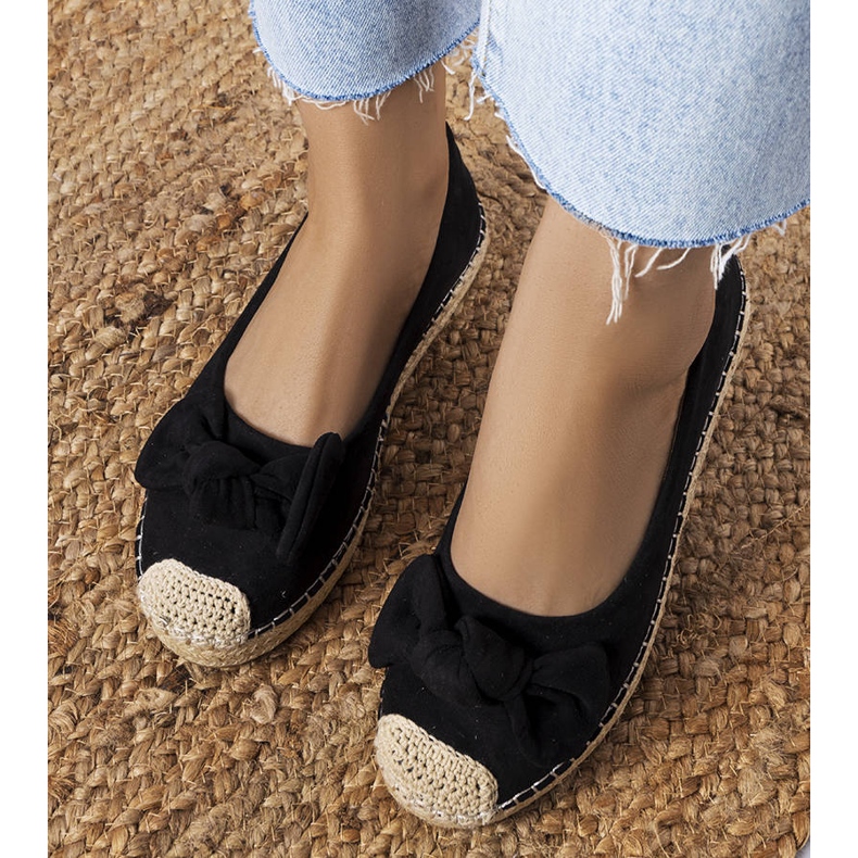 Espadrillas nere con fiocco di Dorothée nero 1