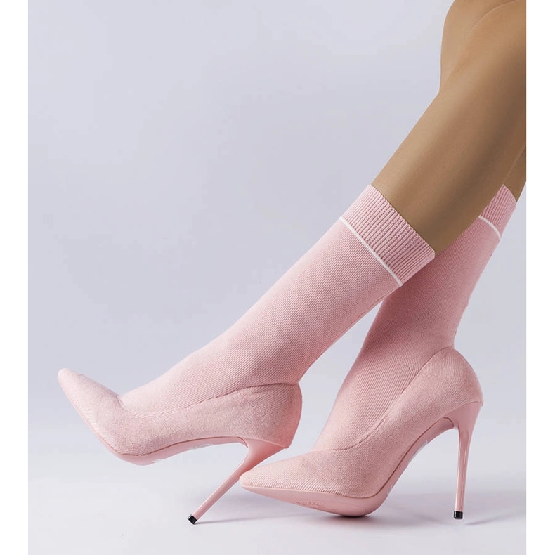 Stivali a calzino rosa di Pelletier 1