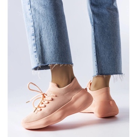 Scarpe da ginnastica in tessuto rosa di Lavallée 1