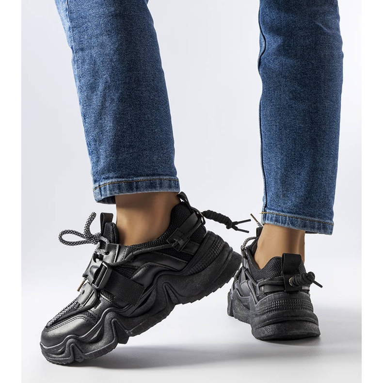 BM Sneakers glamour nere di Desforges nero 1