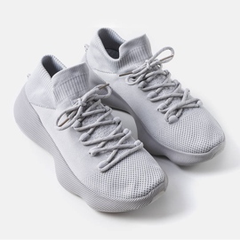 Sneakers grigia da uomo Théberge grigio 1