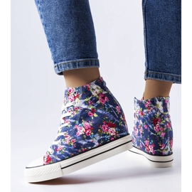 BM Sneakers con zeppa blu navy di Fouquet 2