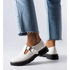 Scarpe Vaden laccate bianche bianco 1