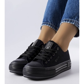Sneakers nere con plateau di Big Star LL274184 nero 1