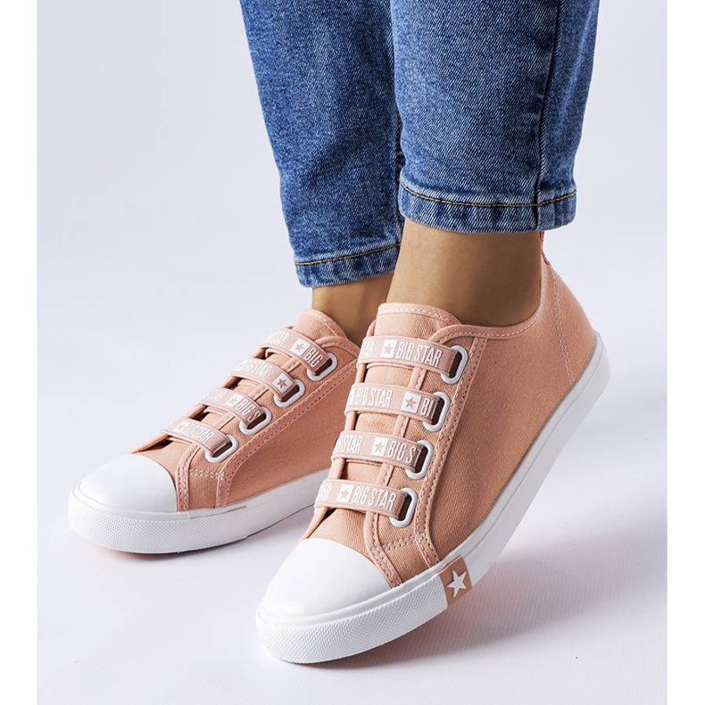 Sneakers slip-on rosa di Big Star HH274096 1
