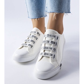 Sneakers slip-on Big Star HH274094 bianche bianca 1