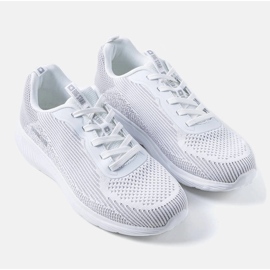 Sneakers Big Star da uomo bianche e grigie JJ174286 bianca 1