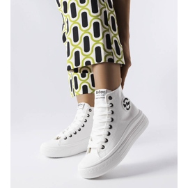 Sneakers bianche Lee Cooper LCW-23-44-1627L bianco 1