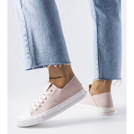 Sneakers traforate beige Big Star LL274015 1