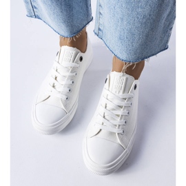 Sneakers Big Star KK274008 in tessuto bianco 1