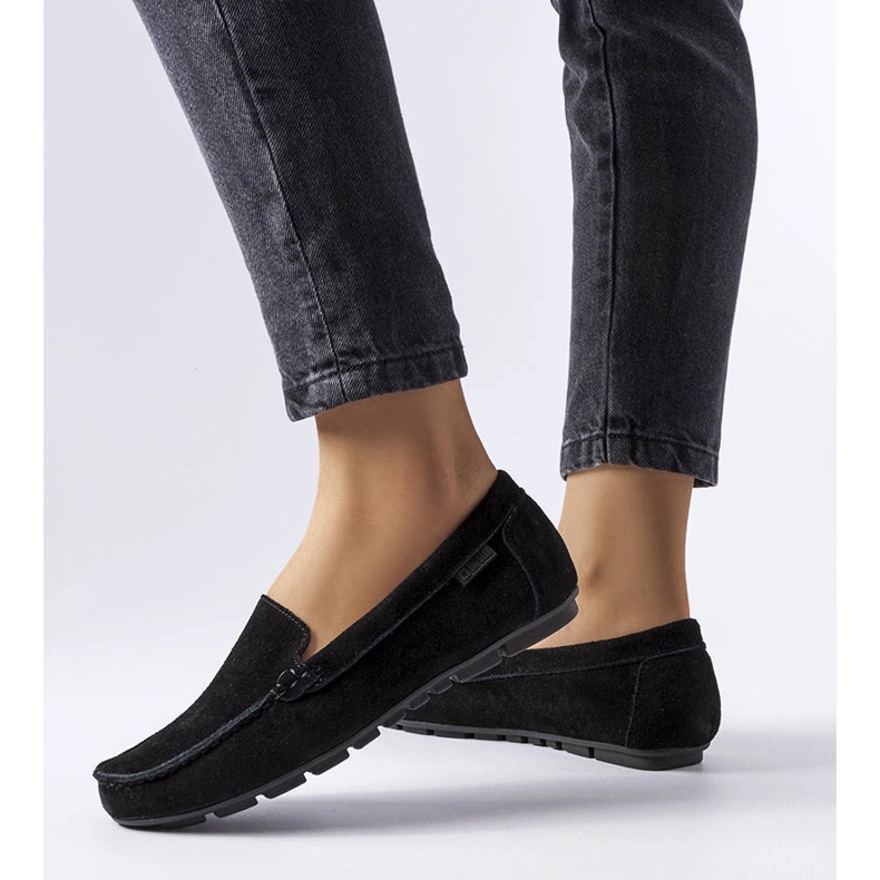 Mocassino Big Star in pelle nera JJ274654 nero 1