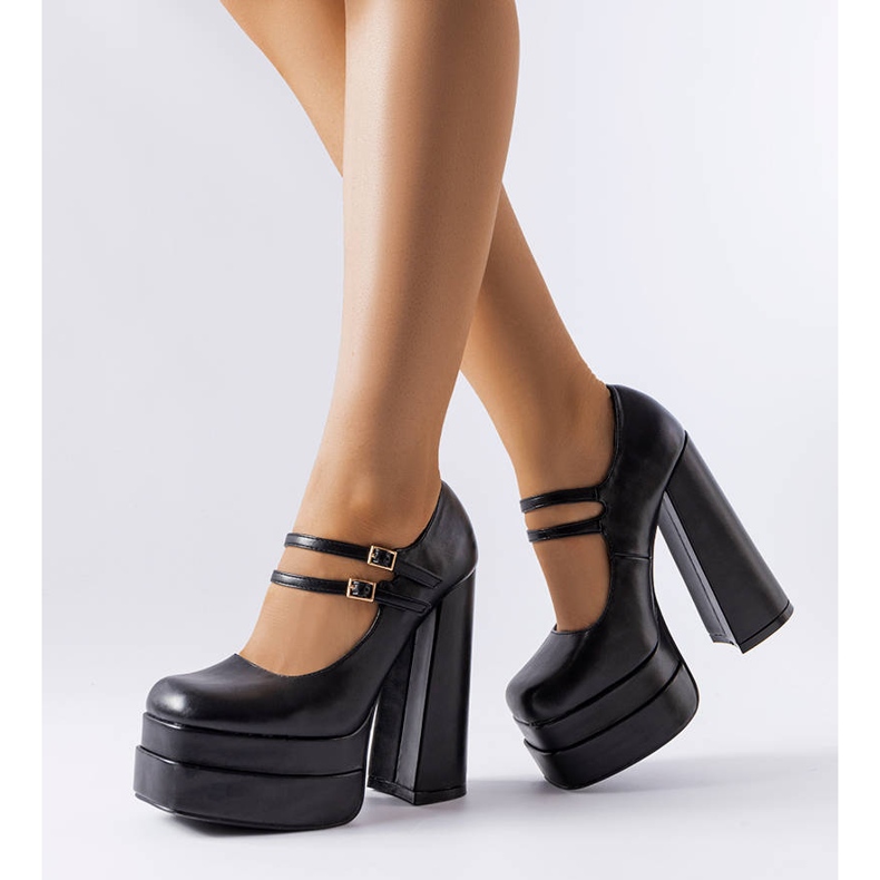 Décolleté nere con tacco alto di Chouinard nero 1
