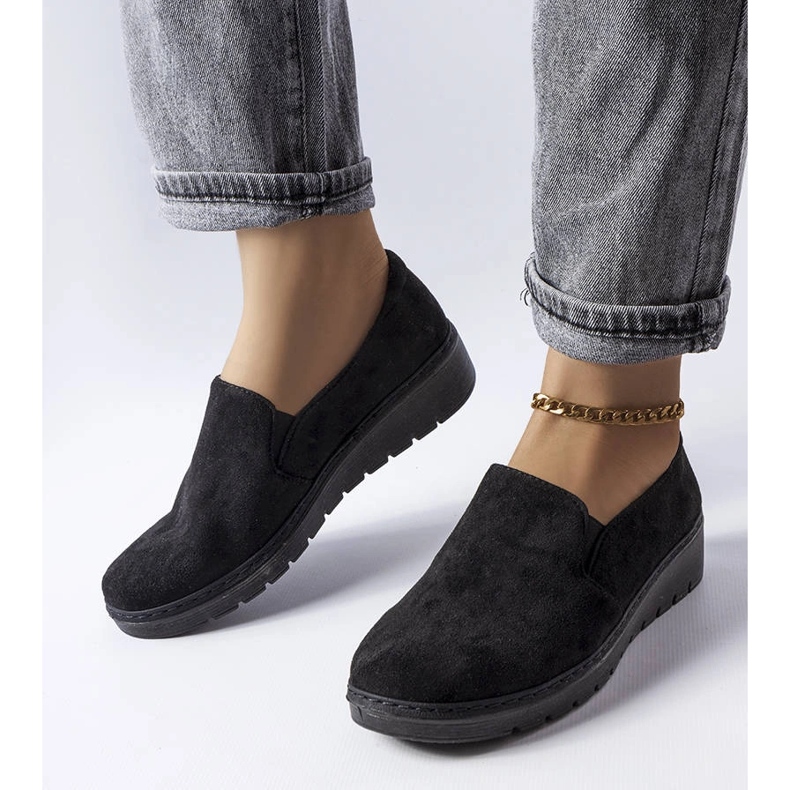 Scarpe nere di Pirn nero 1