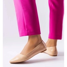 Eleganti ballerine beige di Riel 1