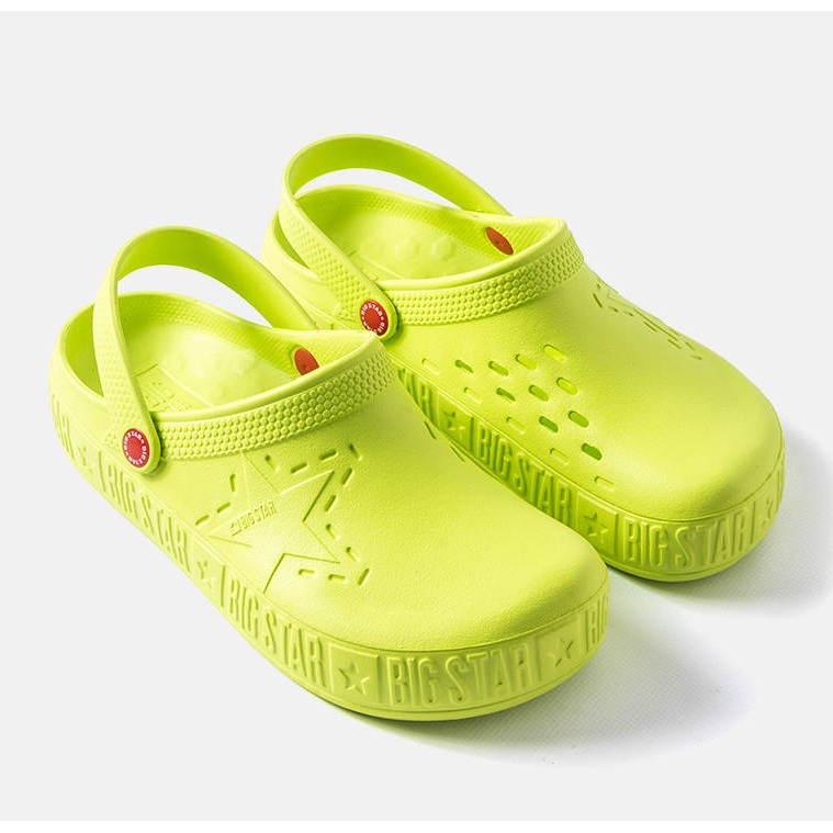 Pantofole Big Star II175005 verdi verde 1