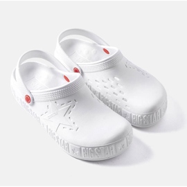 Pantofole Big Star II175003 bianche bianco 1