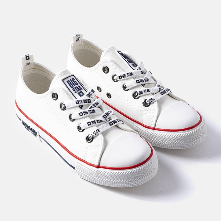 Sneakers bianche per bambini Big Star KK374038 bianca 1