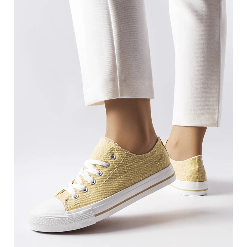 Sneaker Vignette color oro lucido d'oro 1
