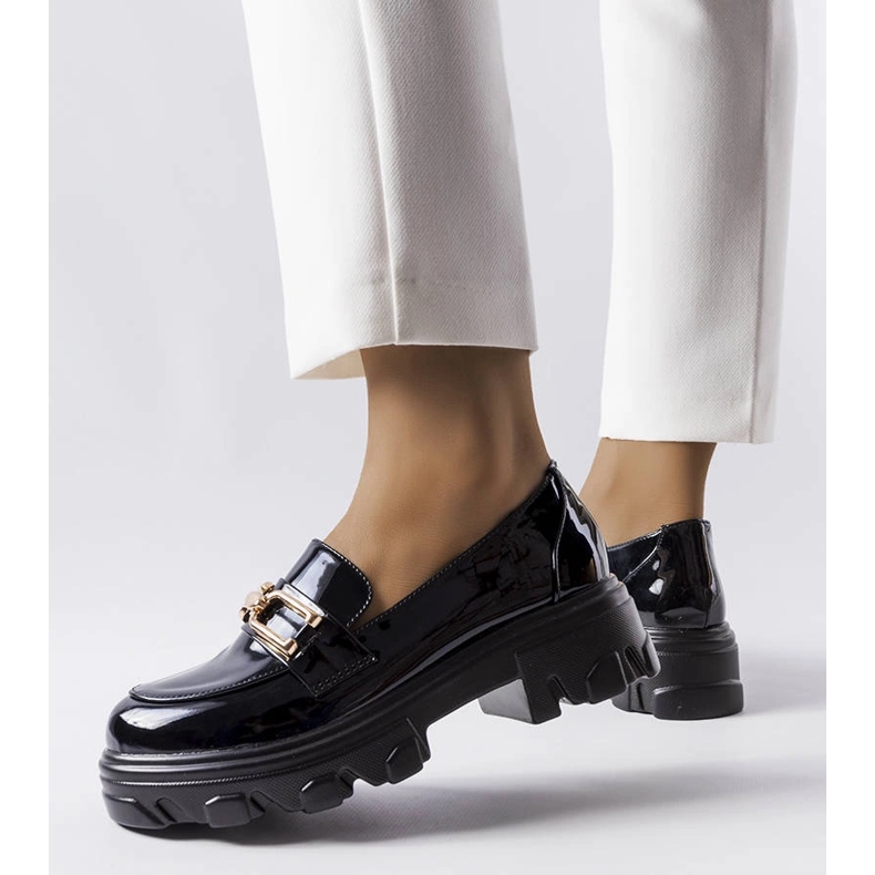 Scarpe in vernice nera di Lemaitre nero 1