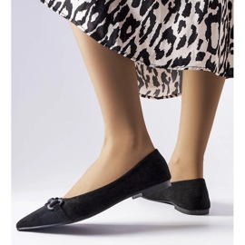 Ballerine a punta nere di Aimé nero 1