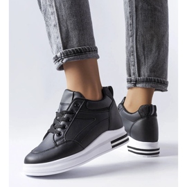 Sneakers Bonevil nere glitterate nero 1