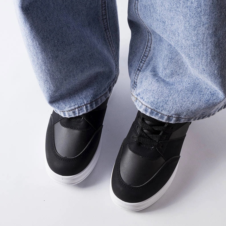 Sneakers con zeppa CinqMars nere nero 2