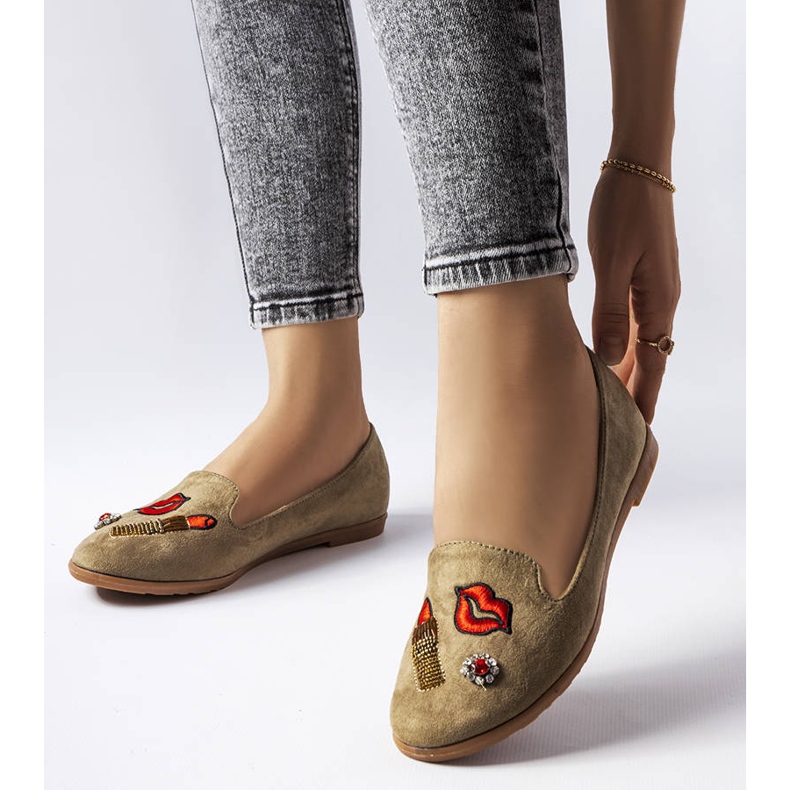 Ballerine decorative Hillcrest verde 1