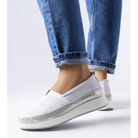 Scarpe traforate grigie di Noruega grigio 1