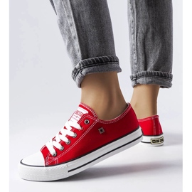 Sneakers classiche rosse Big Star T274020603 rosso 1