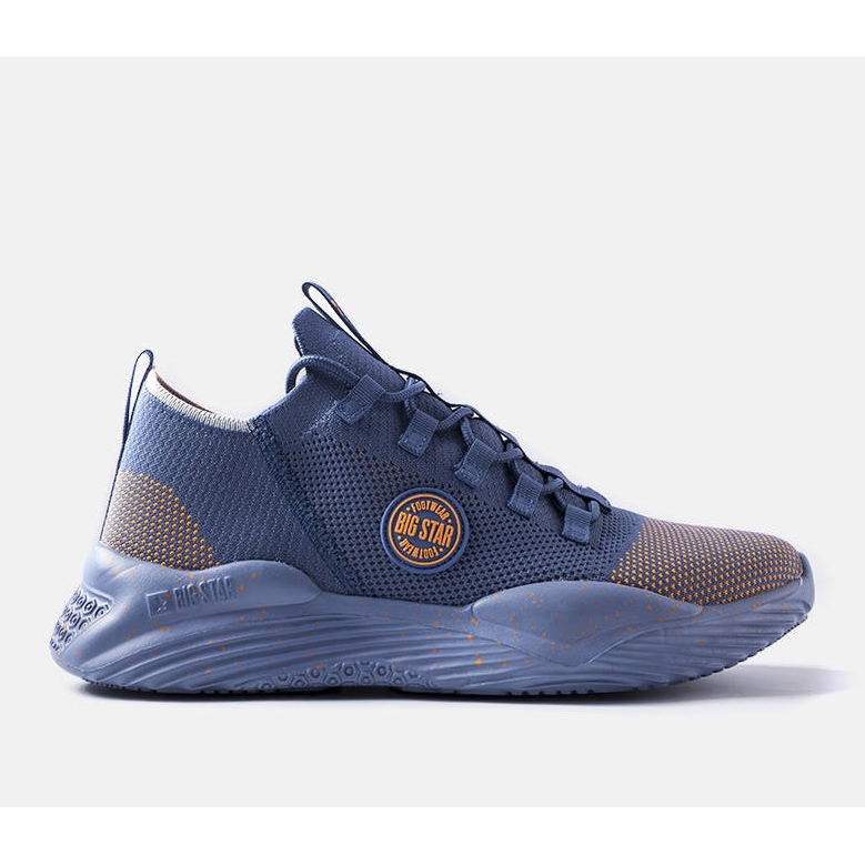 Sneaker da uomo Big Star blu LL174280 1