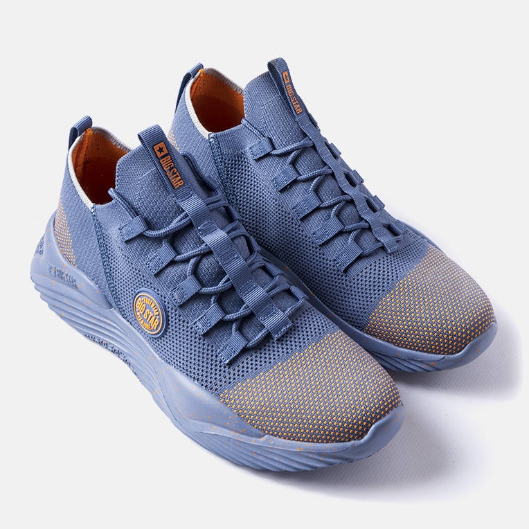 Sneaker da uomo Big Star blu LL174280 2