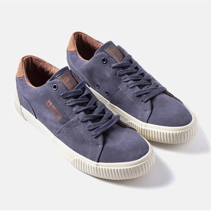 Sneakers da uomo blu navy Big Star LL174011 1