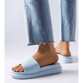 BM Pantofole blu Paquette sulla piattaforma 2