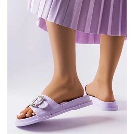Cursori viola decorati con zirconi Griegsvei 2