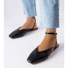 Sandali neri chiusi nero 1