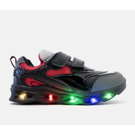 Sneakers nere con suola luminosa di Rue nero 1