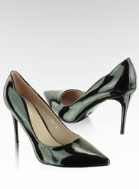 Tacchi laccati Wave Side Black nero 2